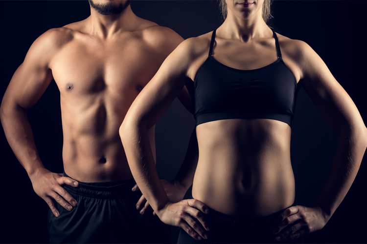 Muscle density vs Fat: how it affects your weight muscular man and woman
